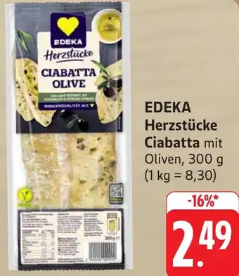 Gebauer's EDEKA Herzstücke Ciabatta Angebot