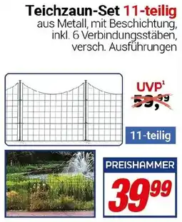 CENTERSHOP Teichzaun-Set Angebot