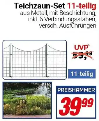 CENTERSHOP Teichzaun-Set Angebot