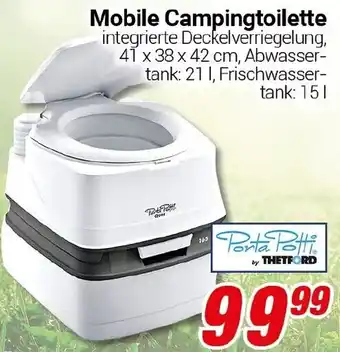 CENTERSHOP Mobile Campingtoilette Angebot