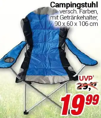 CENTERSHOP Campingstuhl Angebot