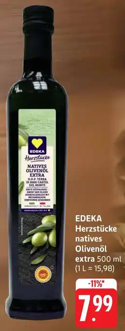 Gebauer's EDEKA Herzstücke natives Olivenöl extra Angebot