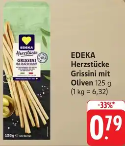 Gebauer's EDEKA Herzstücke Grissini mit Oliven Angebot