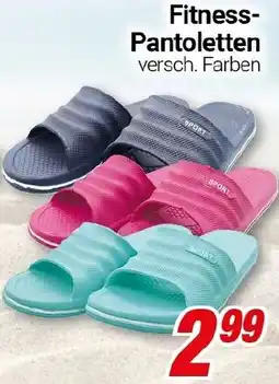 CENTERSHOP Fitness Pantoletten Angebot