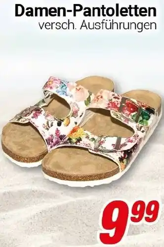 CENTERSHOP Damen-Pantoletten Angebot