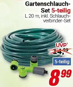 CENTERSHOP Gartenschlauch Set 5-teilig Angebot