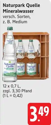 Gebauer's Naturpark Quelle Mineralwasser Angebot