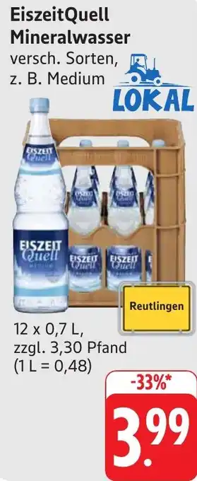Gebauer's EiszeitQuell Mineralwasser Angebot