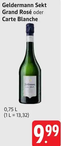 Gebauer's Geldermann Sekt Grand Rosé oder Carte Blanche Angebot