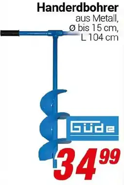 CENTERSHOP Güde Handerdbohrer Angebot