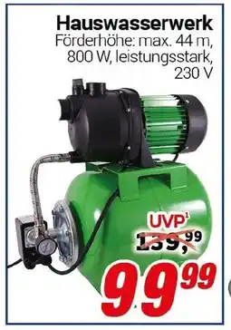 CENTERSHOP Hauswasserwerk Angebot