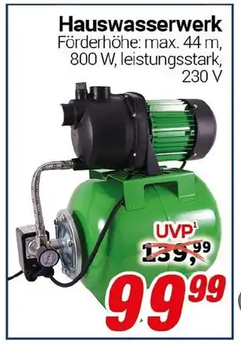 CENTERSHOP Hauswasserwerk Angebot