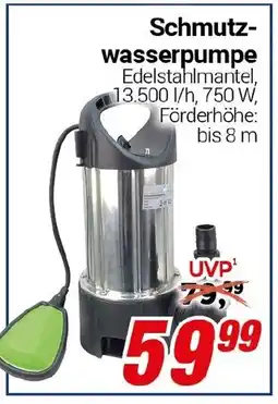 CENTERSHOP Schmutzwasserpumpe Angebot