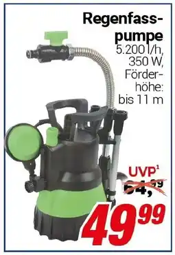 CENTERSHOP Regenfasspumpe Angebot