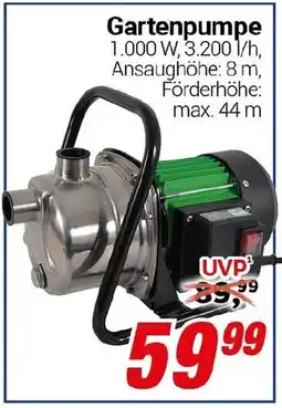 CENTERSHOP Gartenpumpe Angebot