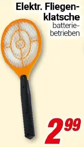 CENTERSHOP Elektr. Fliegenklatsche Angebot