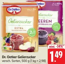 Gebauer's Dr. Oetker Gelierzucker Angebot