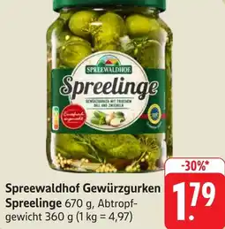 Gebauer's Spreewaldhof Gewürzgurken Spreelinge Angebot