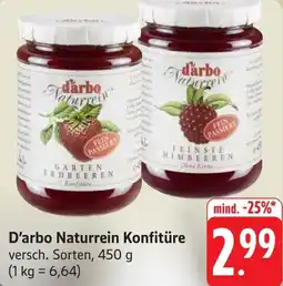 Gebauer's D'arbo Naturrein Konfitüre Angebot