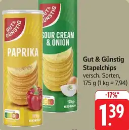 Gebauer's Gut & Günstig Stapelchips Angebot