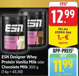 Gebauer's ESN Designer Whey Protein Vanilla Milk oder Chocolate Milk Angebot