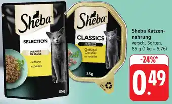 Gebauer's Sheba Katzennahrung Angebot