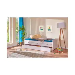 Netto Marken-Discount Funktionsbett Aus eins mach zwei 90x190 - Weiss Angebot