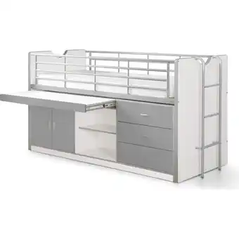 Netto Marken-Discount Vipack Hochbett Bonny BONHS95, silber Angebot
