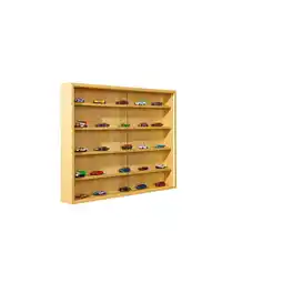 Netto Marken-Discount Inter Link Sammlervitrine Gewürzschrank Hängevitrine Wandregal Collecty - Buche Nachbildung Angebot
