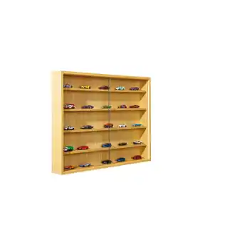 Netto Marken-Discount Inter Link Sammlervitrine Gewürzschrank Hängevitrine Wandregal Collecty - Buche Nachbildung Angebot