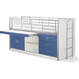 Netto Marken-Discount Vipack Hochbett Bonny BONHS95, blau Angebot