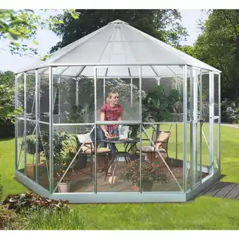Netto Marken-Discount Vitavia Gewächshaus Hera 9000 Alu blank, mit Einscheibensicherheitsglas Angebot
