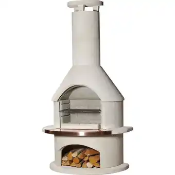 Netto Marken-Discount Buschbeck Rondo Gartengrillkamin weiß Angebot
