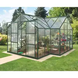 Netto Marken-Discount Vitavia Gewächshaus Sirius grün lackiert, mit 3 mm Einscheibensicherheitsglas Angebot
