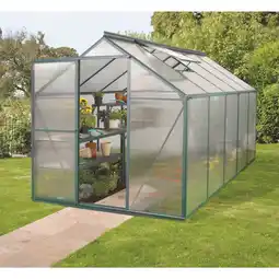 Netto Marken-Discount Vitavia Gewächshaus Triton 6200 mit 6 mm Hohlkammerplatten, grün inkl. Stahlfundament Angebot