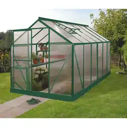 Netto Marken-Discount Vitavia Gewächshaus Triton 7500 mit 6 mm Hohlkammerplatten, grün inkl. Stahlfundament Angebot
