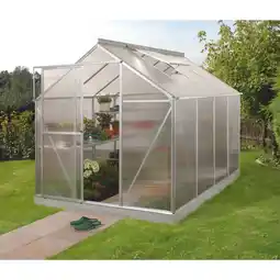 Netto Marken-Discount Vitavia Gewächshaus Triton 5000 mit 4 mm Hohlkammerplatten, Alu-blank inkl. Stahlfundament Angebot