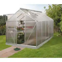 Netto Marken-Discount Vitavia Gewächshaus Triton 6200 mit 4 mm Hohlkammerplatten, Alu-blank inkl. Stahlfundament Angebot