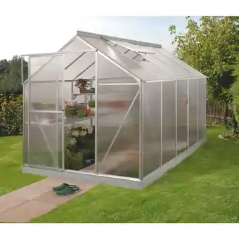 Netto Marken-Discount Vitavia Gewächshaus Triton 6200 mit 4 mm Hohlkammerplatten, Alu-blank inkl. Stahlfundament Angebot