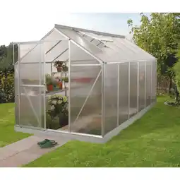 Netto Marken-Discount Vitavia Gewächshaus Triton 7500 mit 4 mm Hohlkammerplatten, Alu-blank inkl. Stahlfundament Angebot