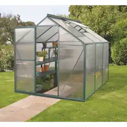 Netto Marken-Discount Vitavia Gewächshaus Triton 3800 mit 6 mm Hohlkammerplattten, grün inkl. Stahlfundament Angebot