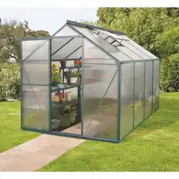 Netto Marken-Discount Vitavia Gewächshaus Triton 5000 mit 6 mm Hohlkammerplatten, grün inkl. Stahlfundament Angebot