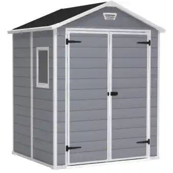 Netto Marken-Discount Keter Manor 6x5DD Kunststoffgerätehaus Angebot