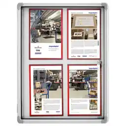 Netto Marken-Discount magnetoplan Schaukasten SP innenbereich magnetisch 4x A4 Angebot
