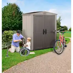Netto Marken-Discount Keter Factor 6x3 Kunststoffgerätehaus Angebot
