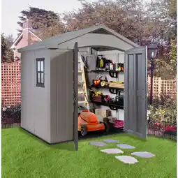 Netto Marken-Discount Keter Factor 8x6 Kunststoffgerätehaus Angebot