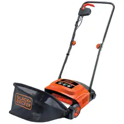 Netto Marken-Discount BLACK+DECKER Vertikutierer Elektro-Rasenlüfter GD300 Angebot