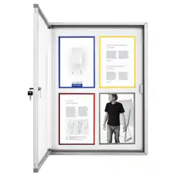 Netto Marken-Discount magnetoplan Schaukasten CC Außenbereich mit Sicherheitsglas, magnetisch 12x A4 Angebot