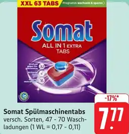 Gebauer's Somat Spülmaschinentabs Angebot