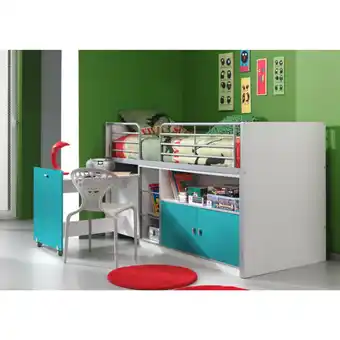 Netto Marken-Discount Vipack Halbhochbett Bonny 91 Fronteinstieg, türkis Angebot